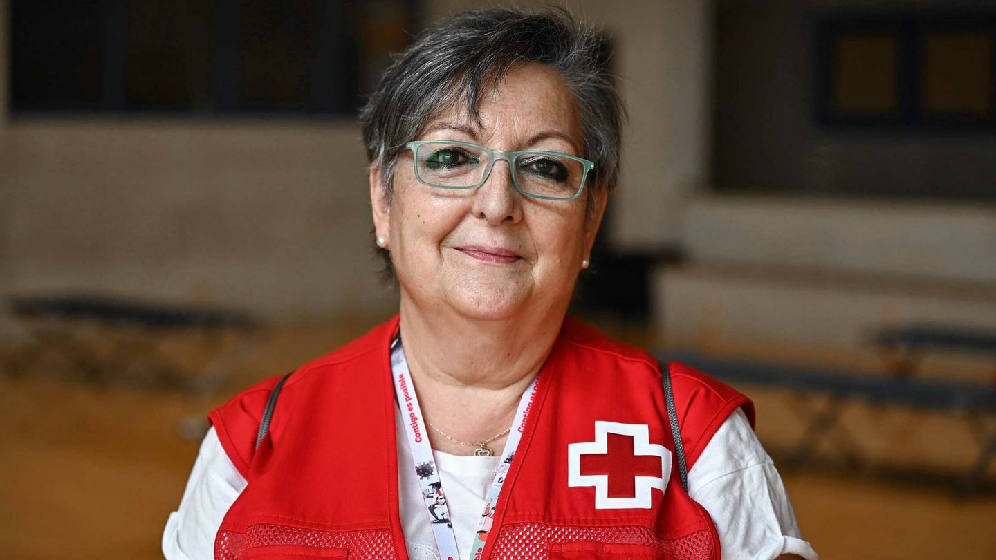 María del Pilar Badía, voluntaria de Cruz Roja. (Germán Pozo)