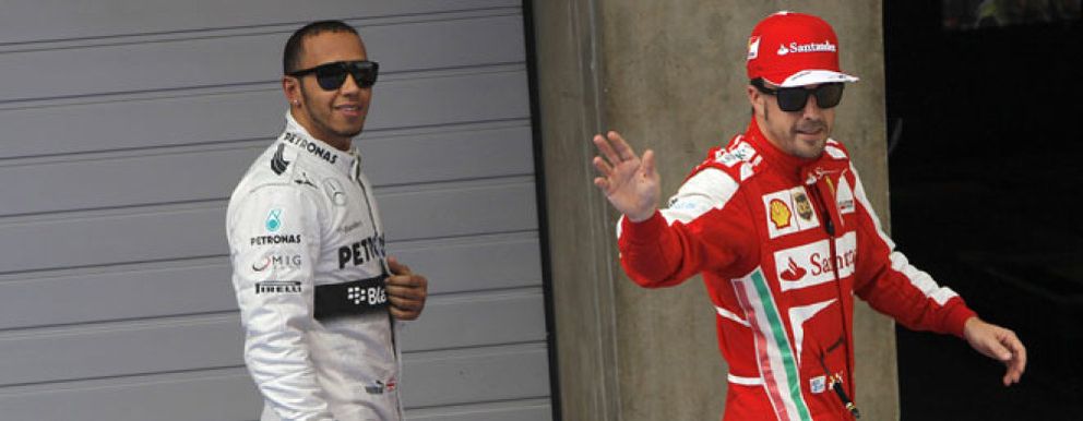Foto: Fernando Alonso, "muy contento", espera que los dos Ferrari estén "en el podio" de China