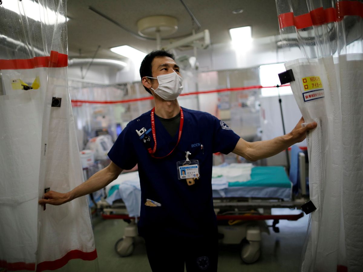 Foto: Un hospital en Yokohama (Reuters/Issei Kato)