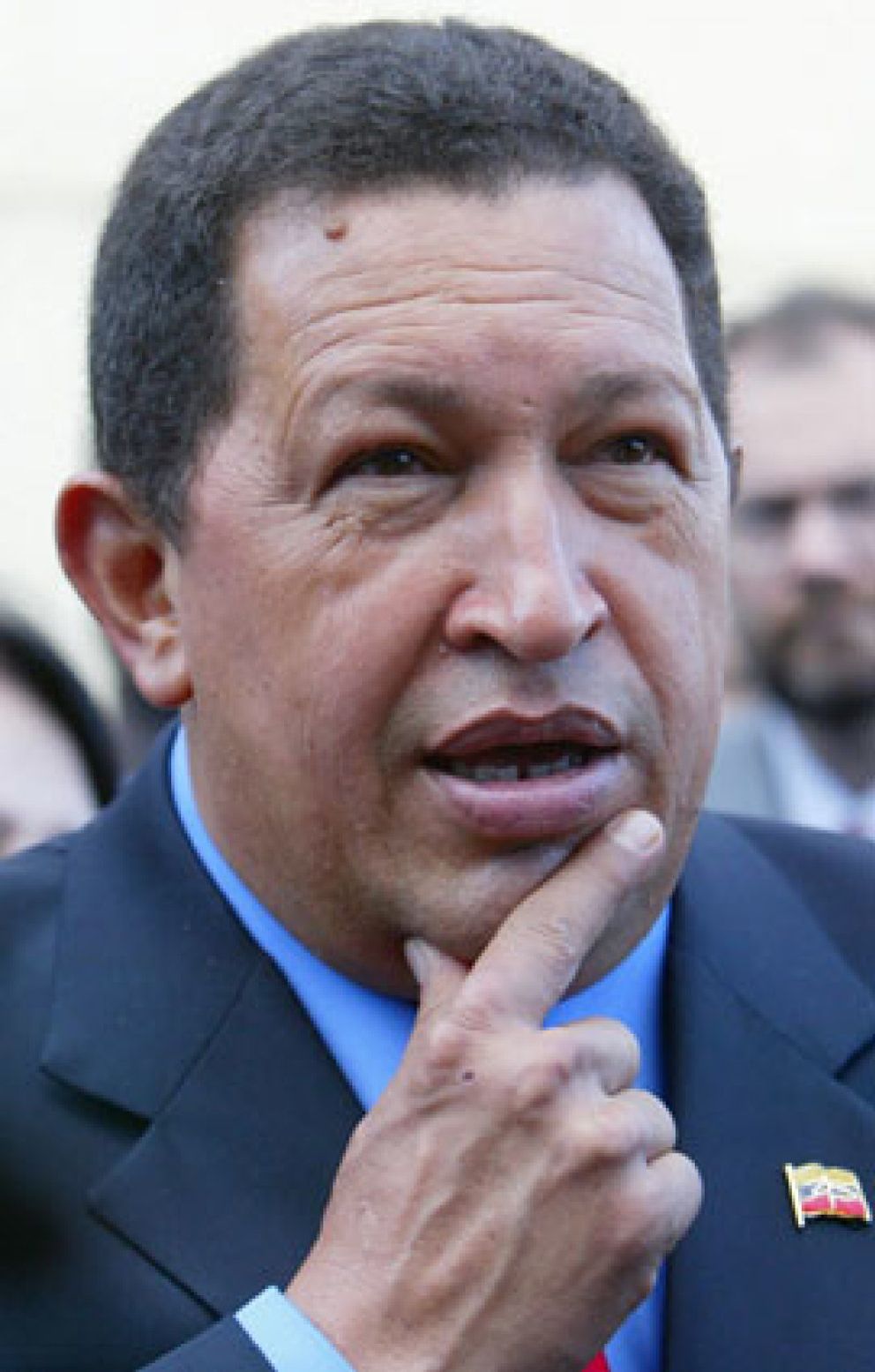 Foto: Chávez llega a Madrid para hablar "lejos de clichés colonialistas"