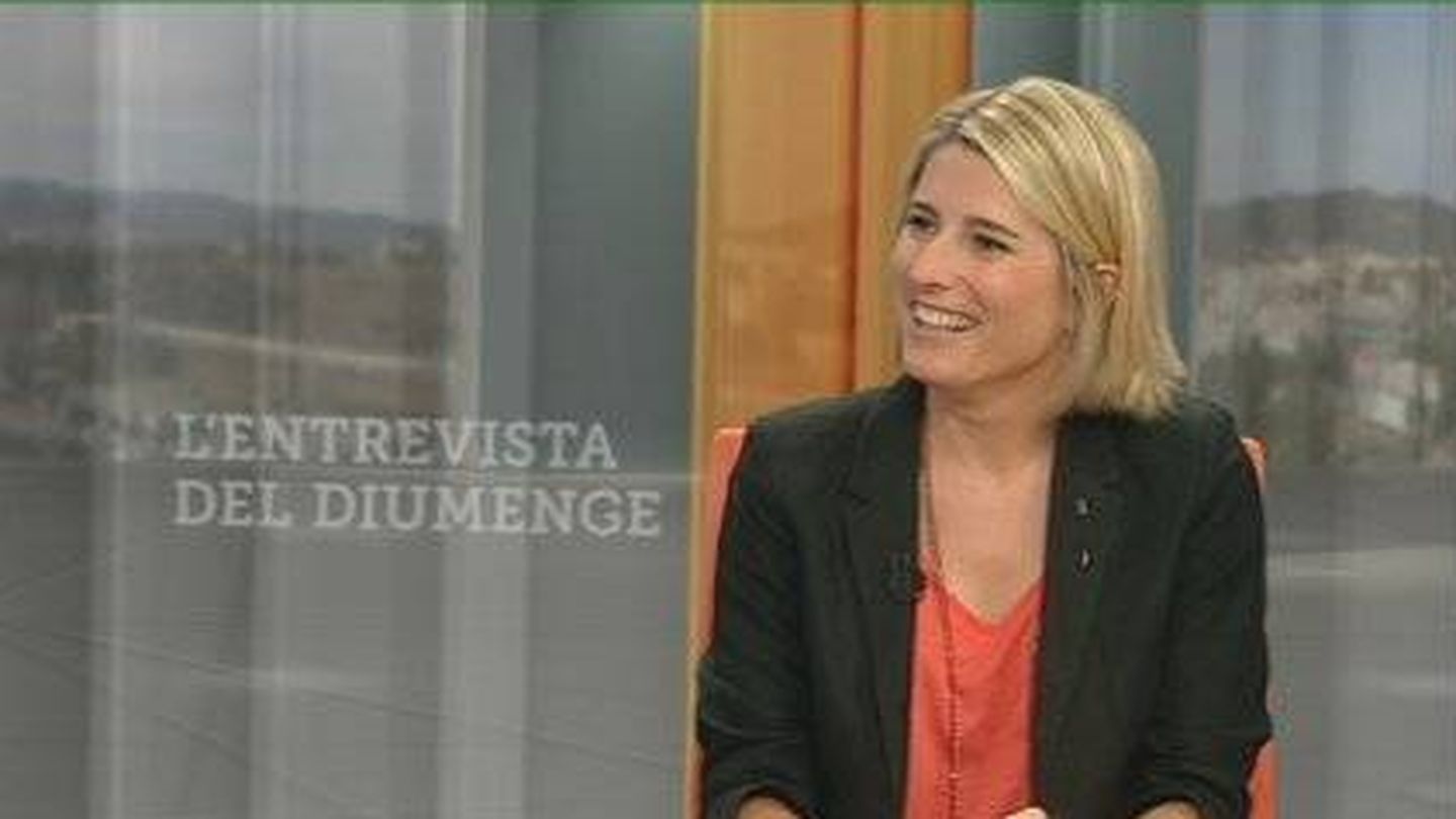 Captura de una entrevista con Elsa Artadi en TV3.