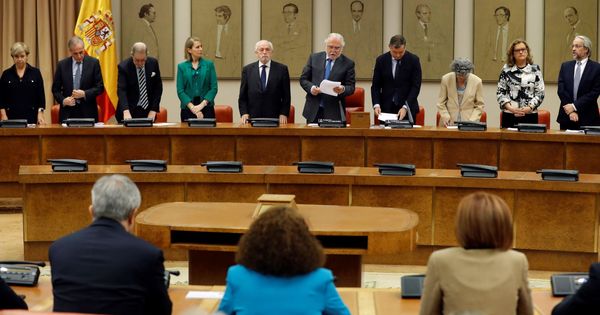 Foto: La Junta Electoral Central vigila el acatamiento de la Constitución de los eurodiputados. (EFE)