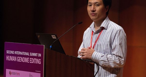 Foto: He Jiankui defiende la efectividad de su estudio de modificación genética (Foto: EFE)