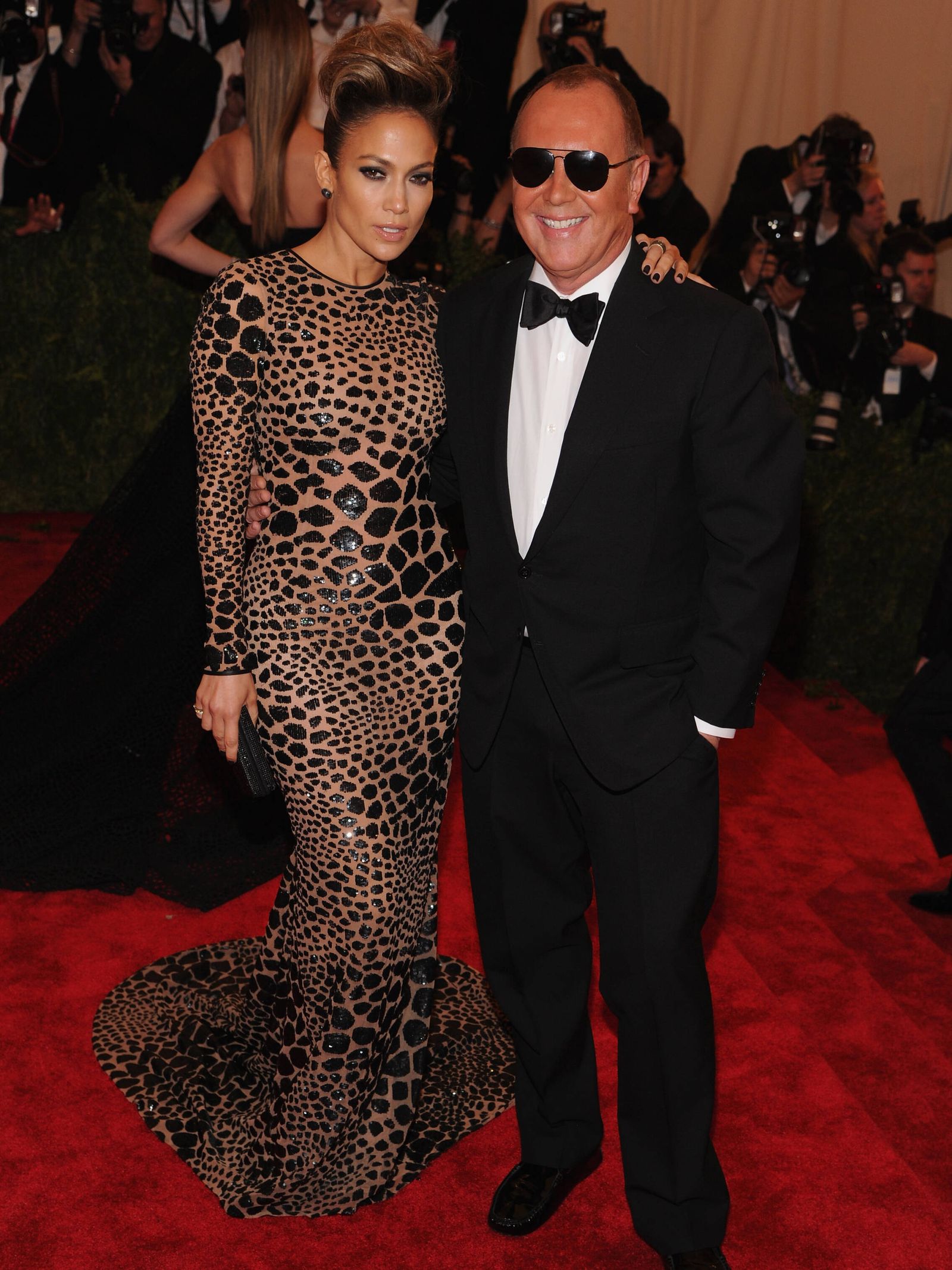Jennifer Lopez y Michael Kors en 2013. (Getty)