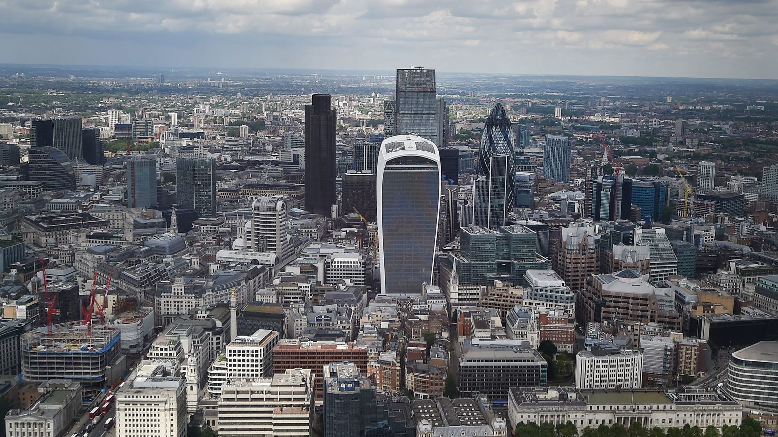 Foto: Vista general de la City de Londres. (EFE)