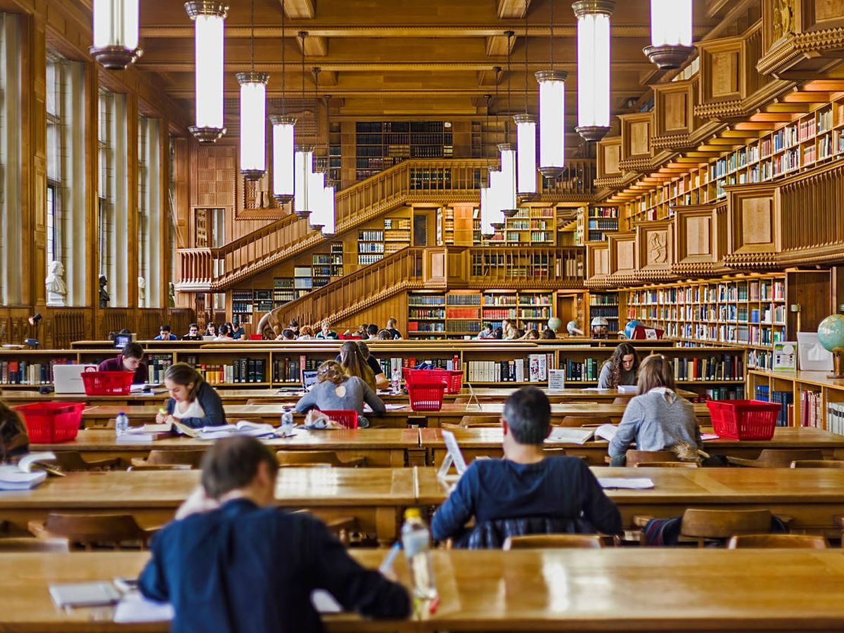 Foto: La biblioteca de la Universidad de Leuven, en Bélgica. (iStock)