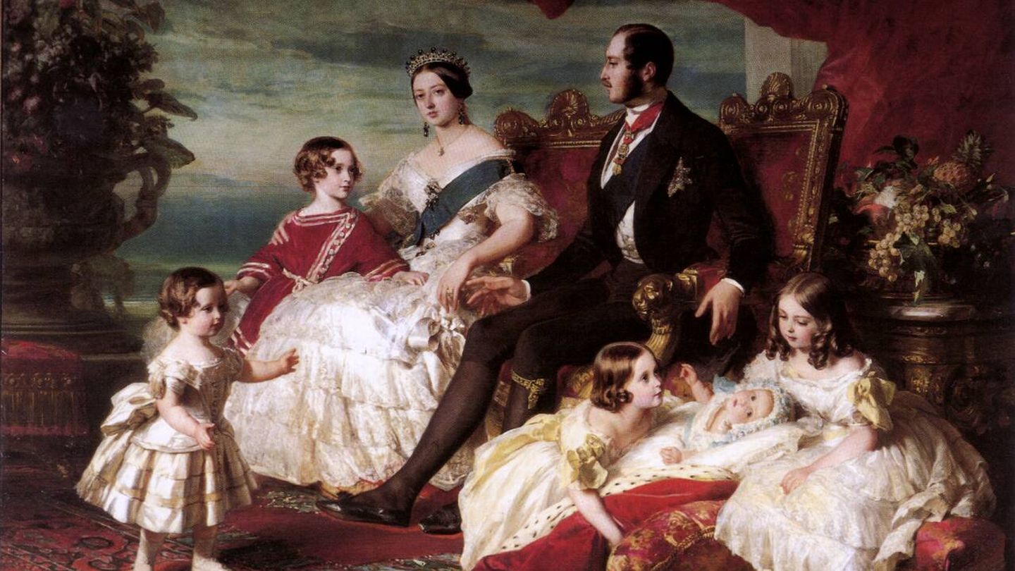 Retrato de la Reina Victoria y su familia. Fuente: Wikipedia 