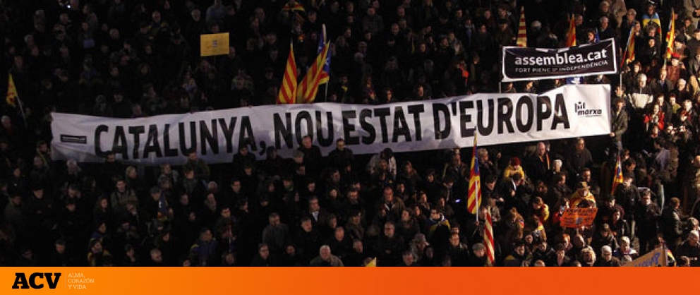 Miles de personas se concentran en Barcelona a favor de la escuela en ...