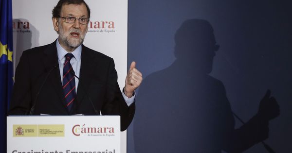 Foto: Mariano Rajoy durante su intervención en las jornadas. (EFE)