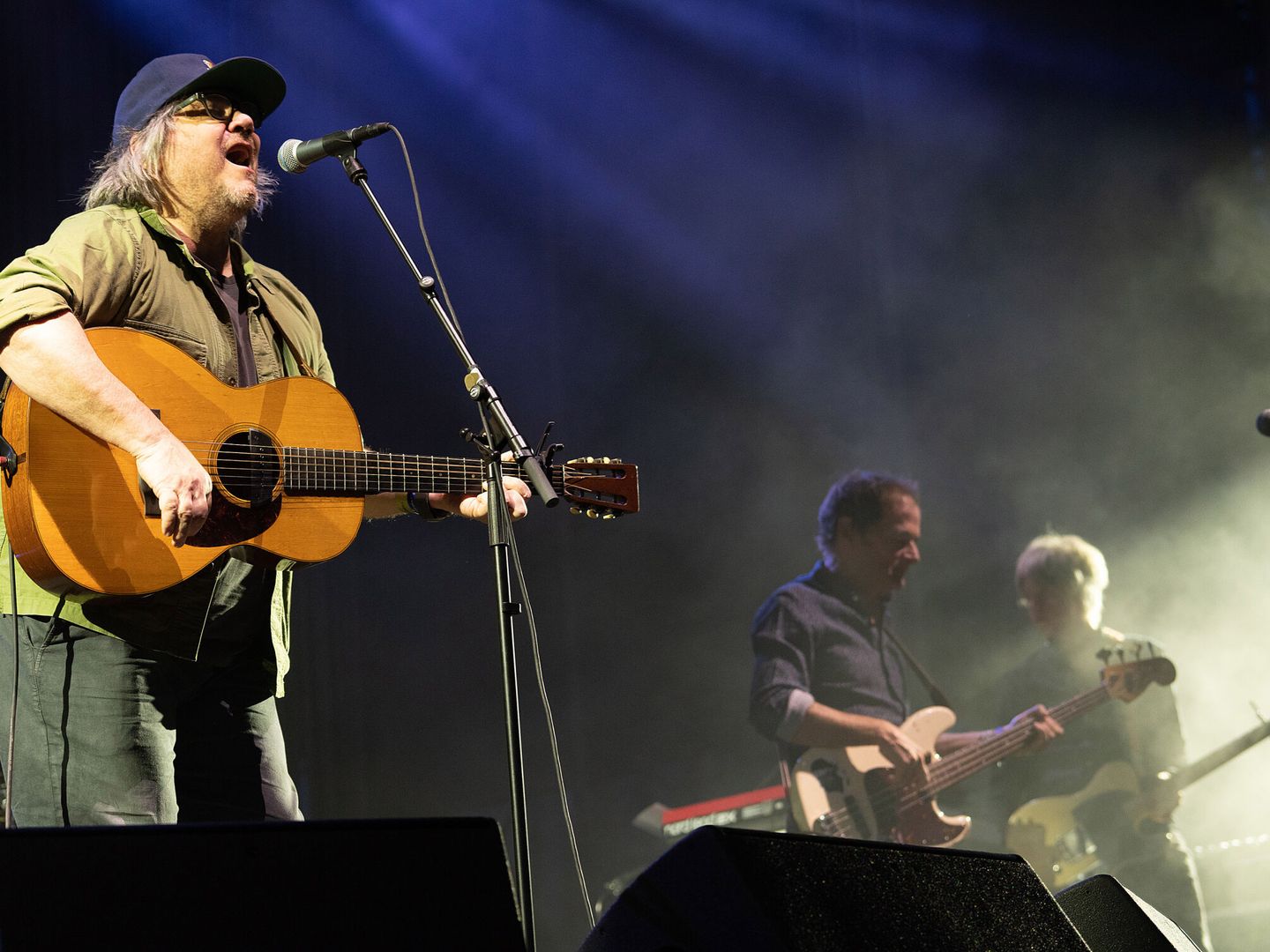 La banda estadounidense Wilco hizo gala de su maestría en el festival Sonorama Ribera 2023 (EFE/Paco Santamaría)