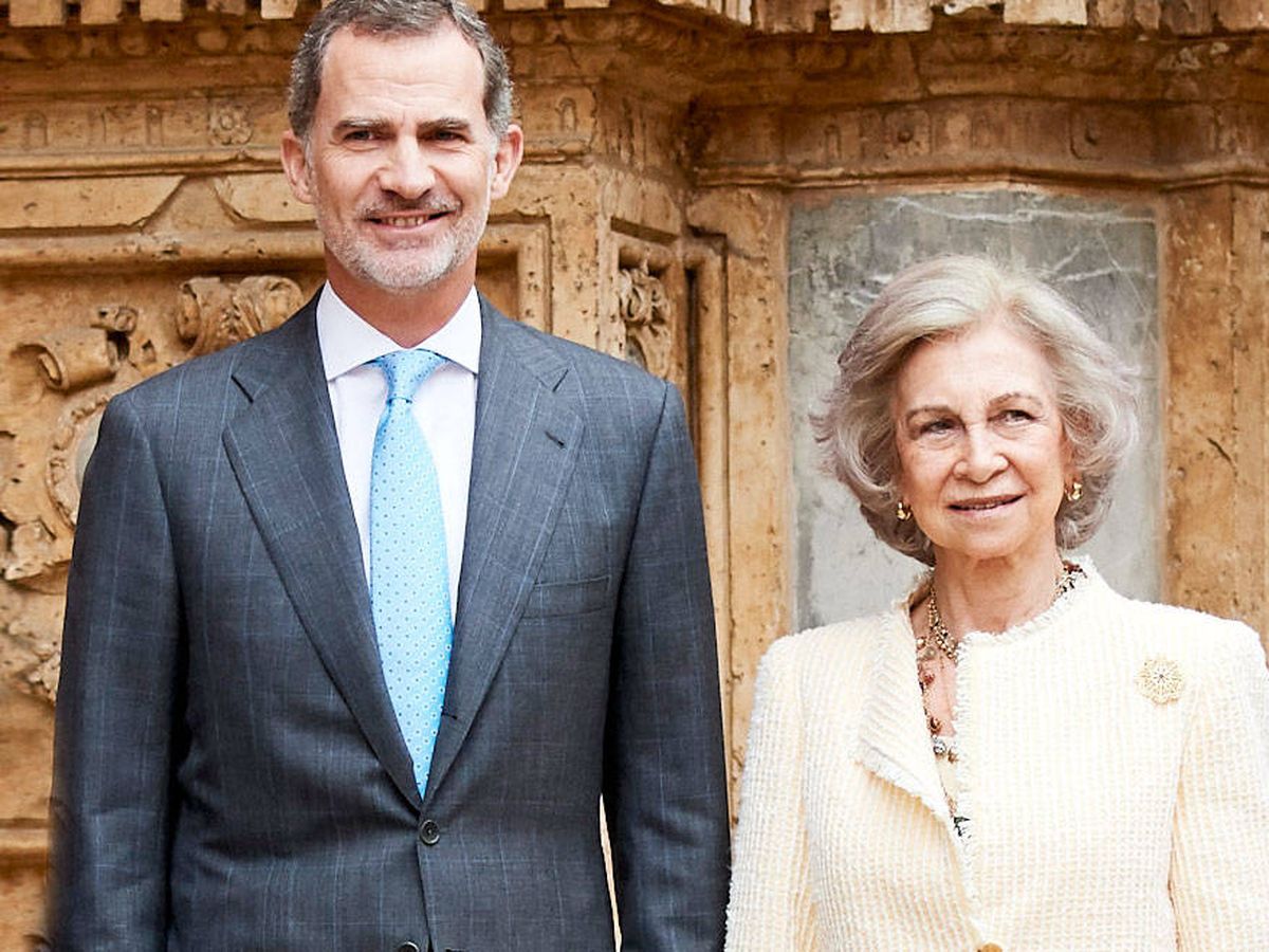 Foto: La reina Sofía y Felipe VI. (Getty)