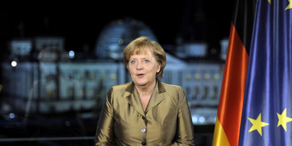 Foto: Merkel apela a una firme cooperación para lograr el éxito del euro