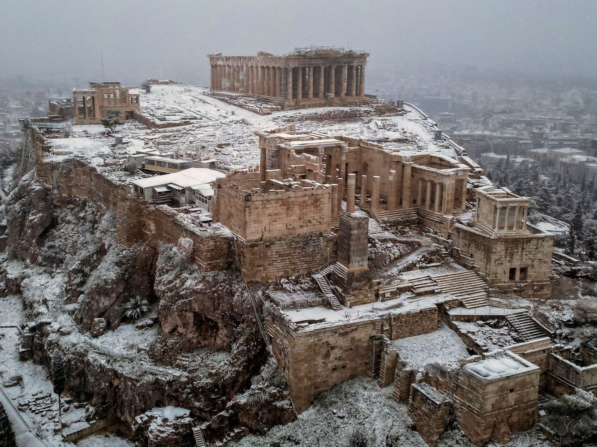 Foto: El Acrópolis de Atenas, el pasado mes de febrero. (Reuters)