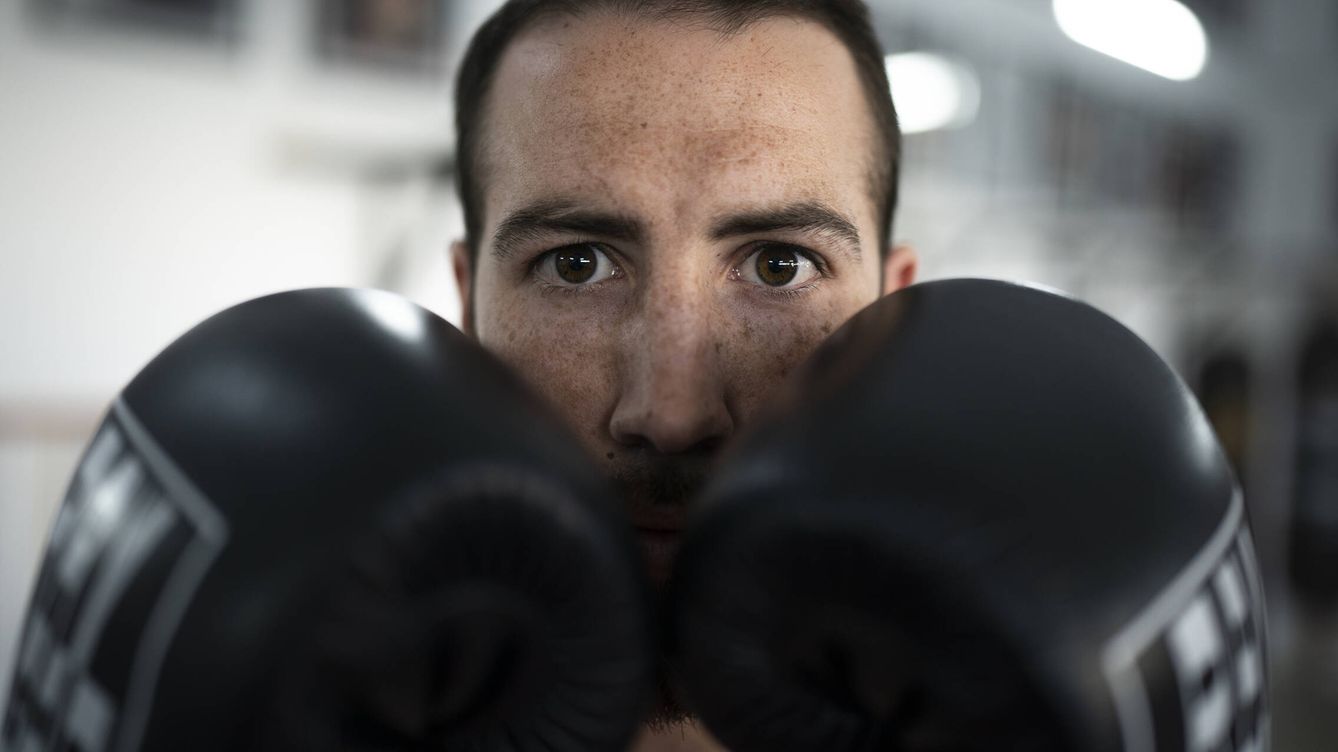Foto: Entrevista al boxeador, Sandor Martín Clemente. (Joan Mateu Parra)