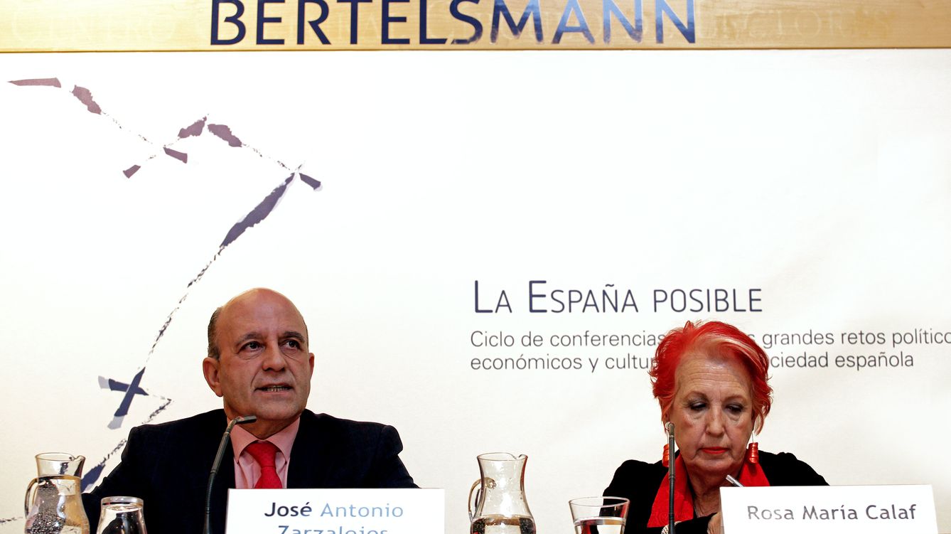 Foto: José Antonio Zarzalejos y Rosa María Calaf (EC).