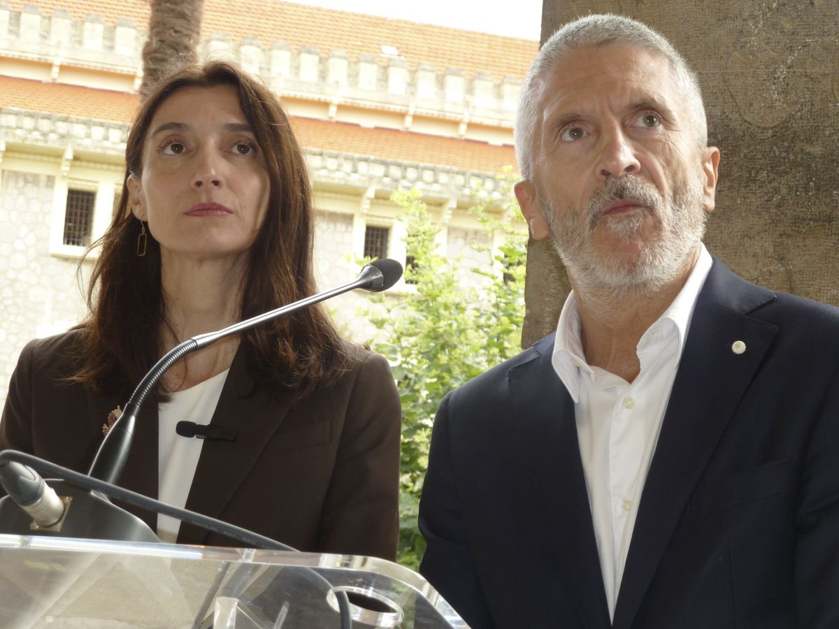 Foto: Los ministros de Justicia e Interior, Pilar Llop y Fernando Grande-Marlaska. EFE