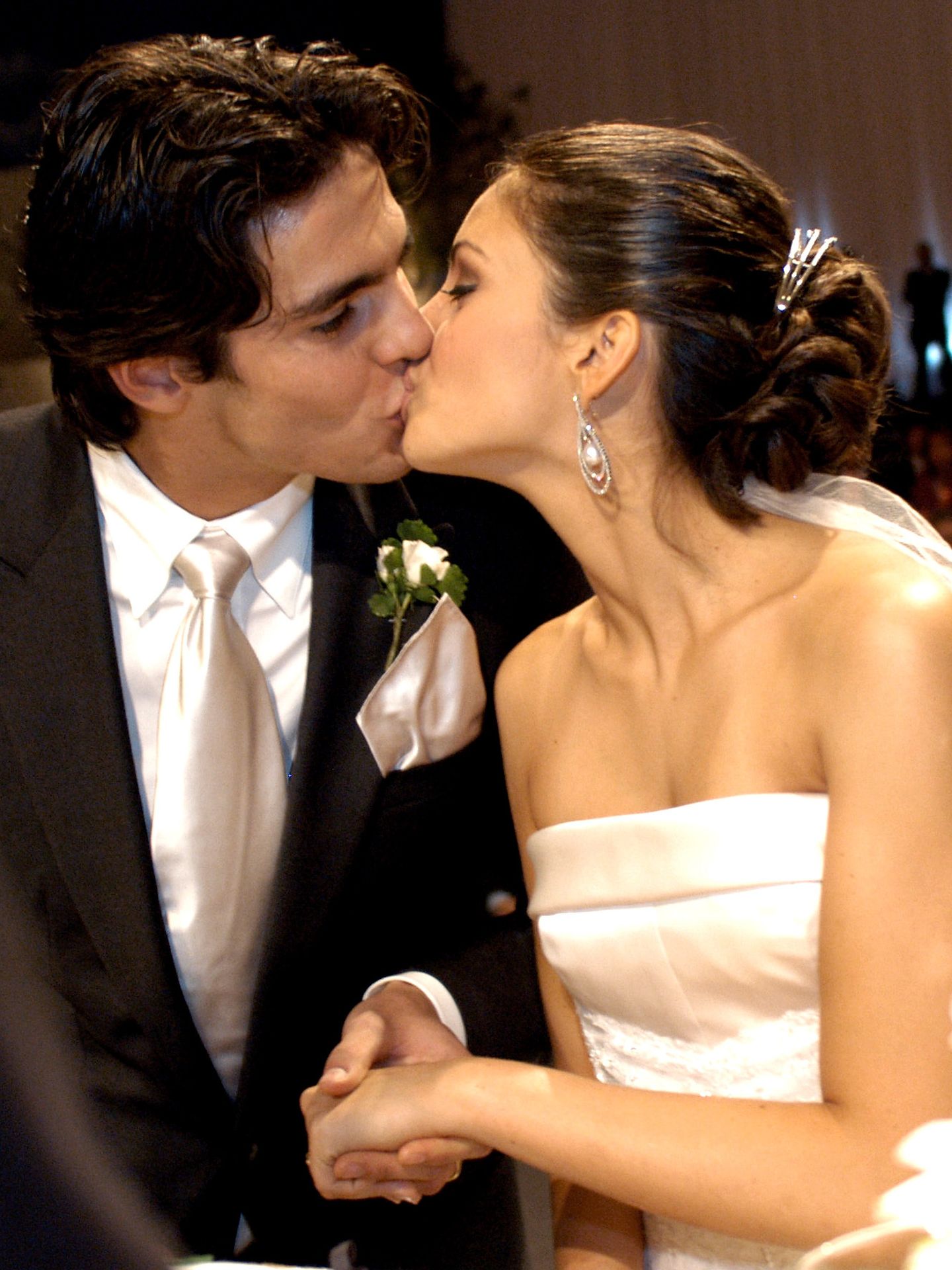 Kaká y Caroline el día de su boda (Gtres)