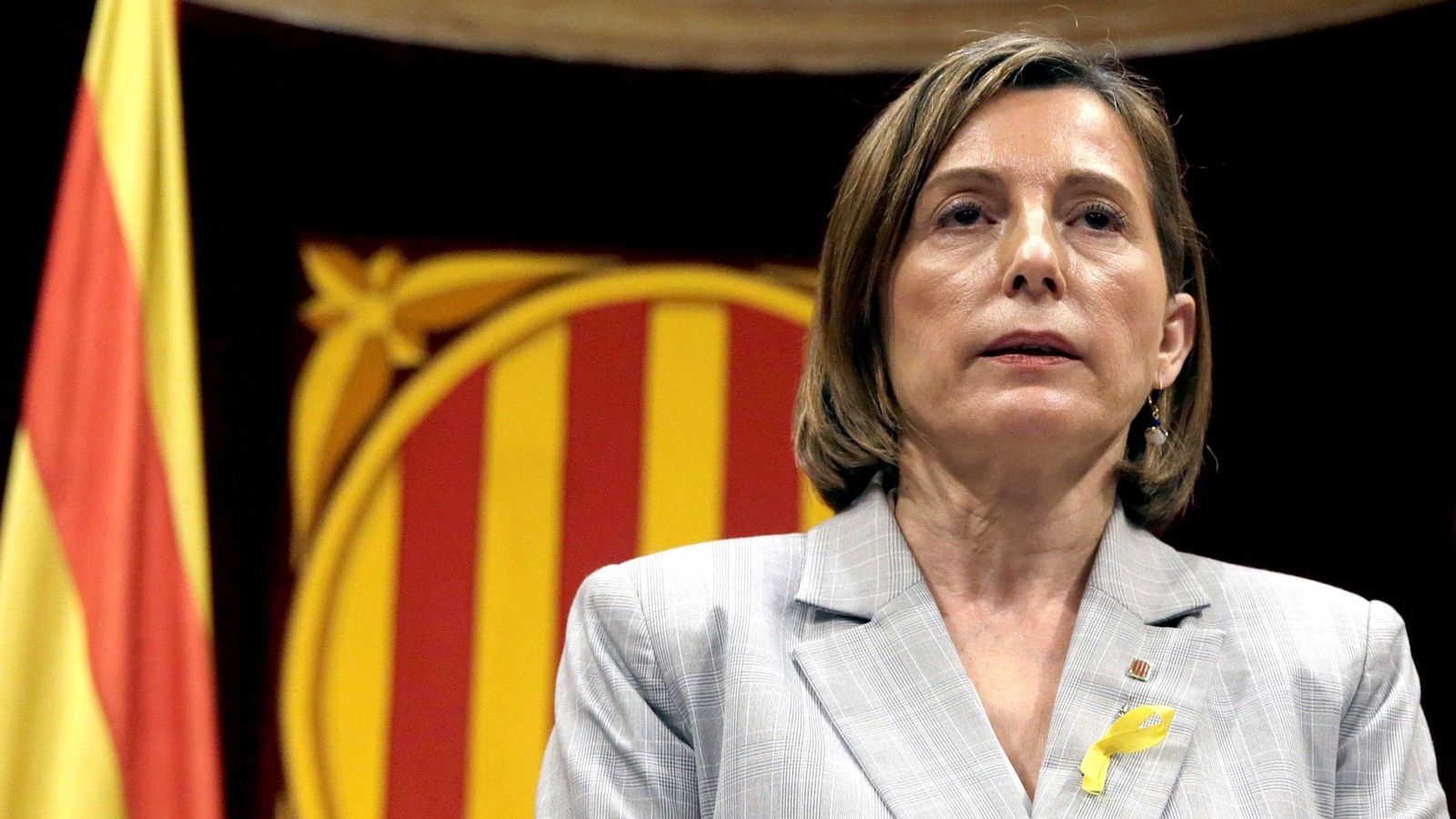 Foto: La presidenta de la cámara catalana, Carme Forcadell. (EFE) 
