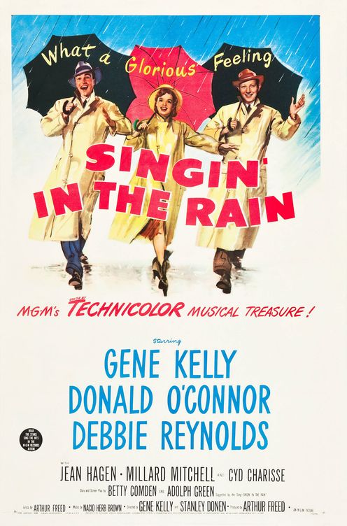 Cartel de 'Singin in the rain'. Gene Kelly y Stanley Donen. 1952.
