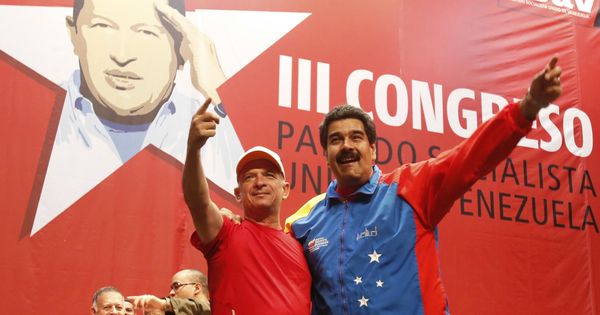 Foto: Nicolás Maduro y el General Hugo Carvajal en 2014. (Reuters)