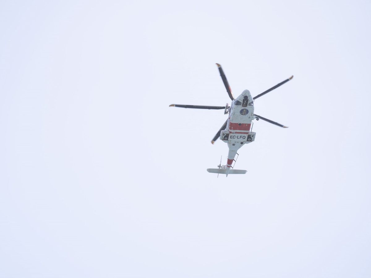 Foto: Un helicóptero de Salvamento Marítimo Helimer. (EFE)