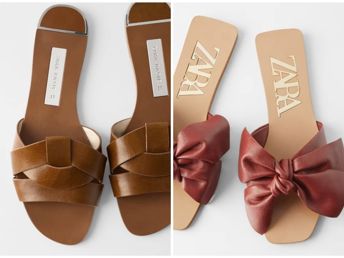 Nuevas sandalias de Zara. (Cortesía)