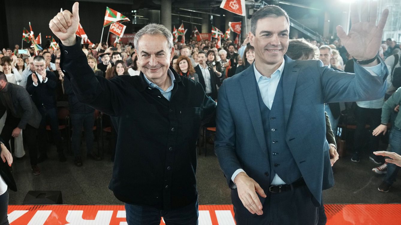 Foto: Zapatero y Sánchez. (Europa Press)