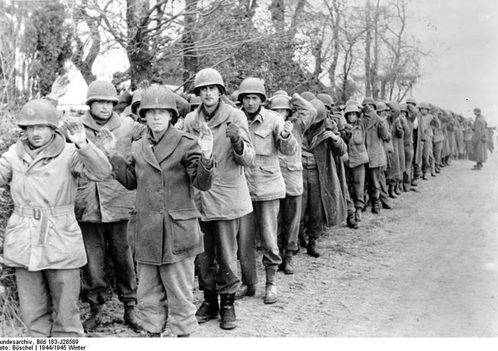 Foto: Soldados americanos hechos prisioneros en 1944 (German Federal Archives)