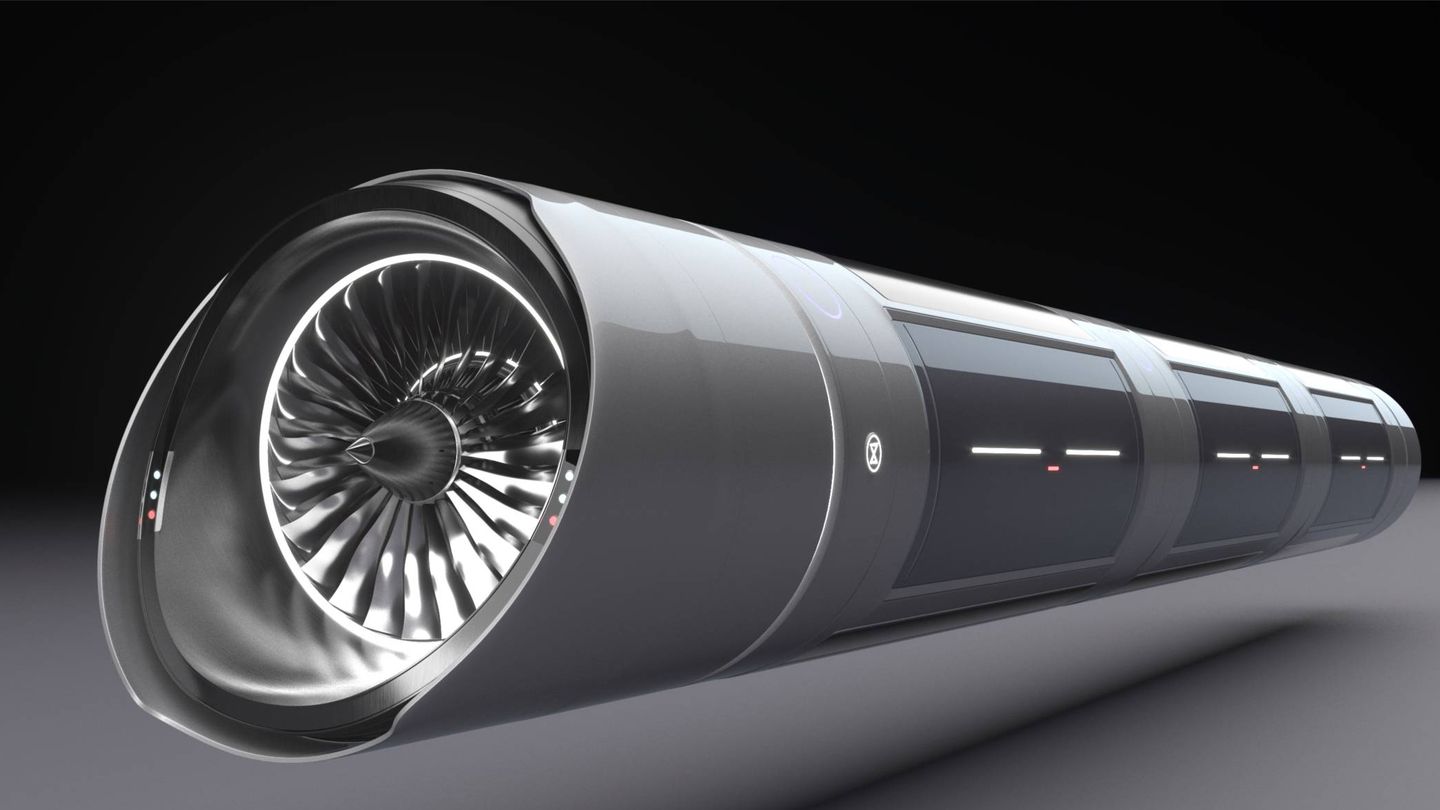 La cabina de Hyperloop en la que trabaja Zeleros. 