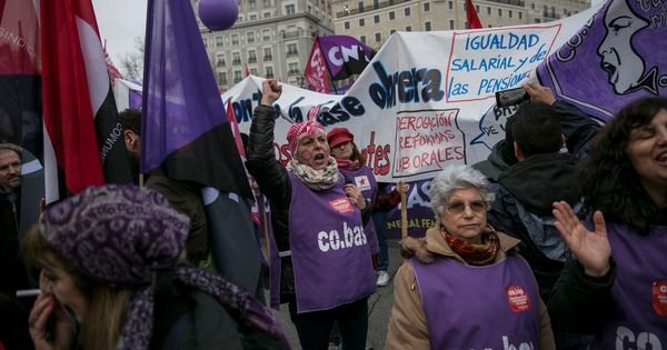 Foto: Día Internacional de la Mujer en Madrid. (EFE)