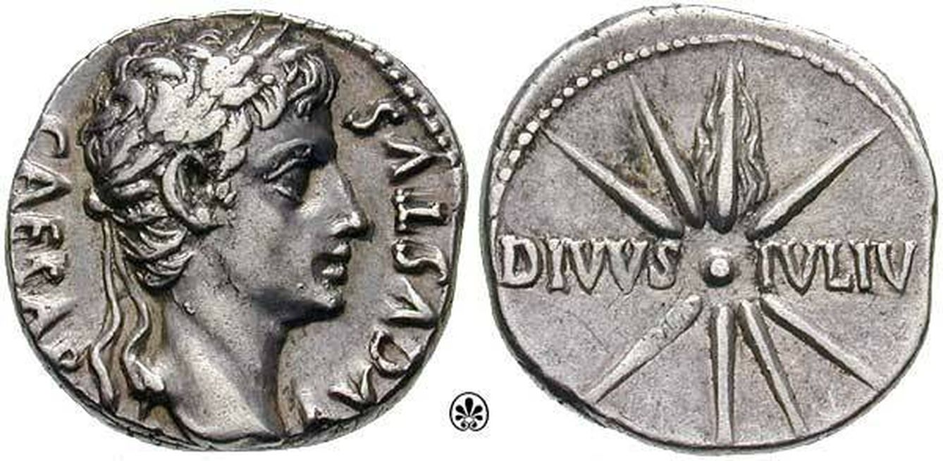 La moneda de César con el cometa