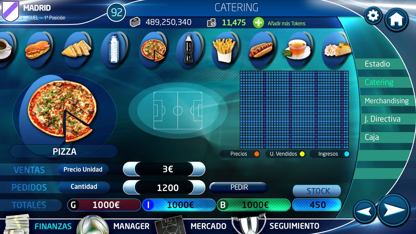 Una de las pantallas de 'PC Fútbol 2018'.