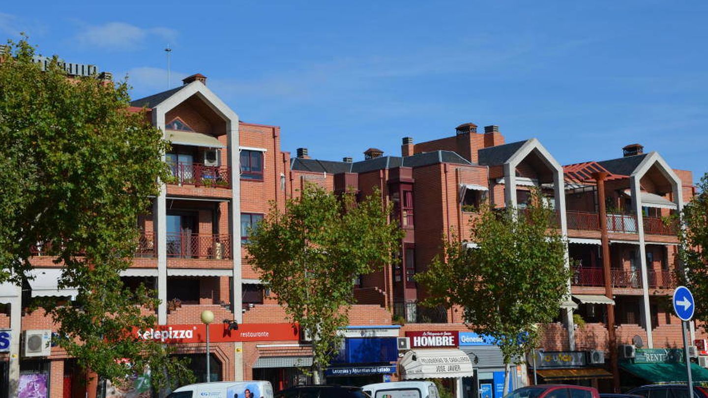 Imagen de un bloque de edificios en Pozuelo de Alarcón. (Madrid).