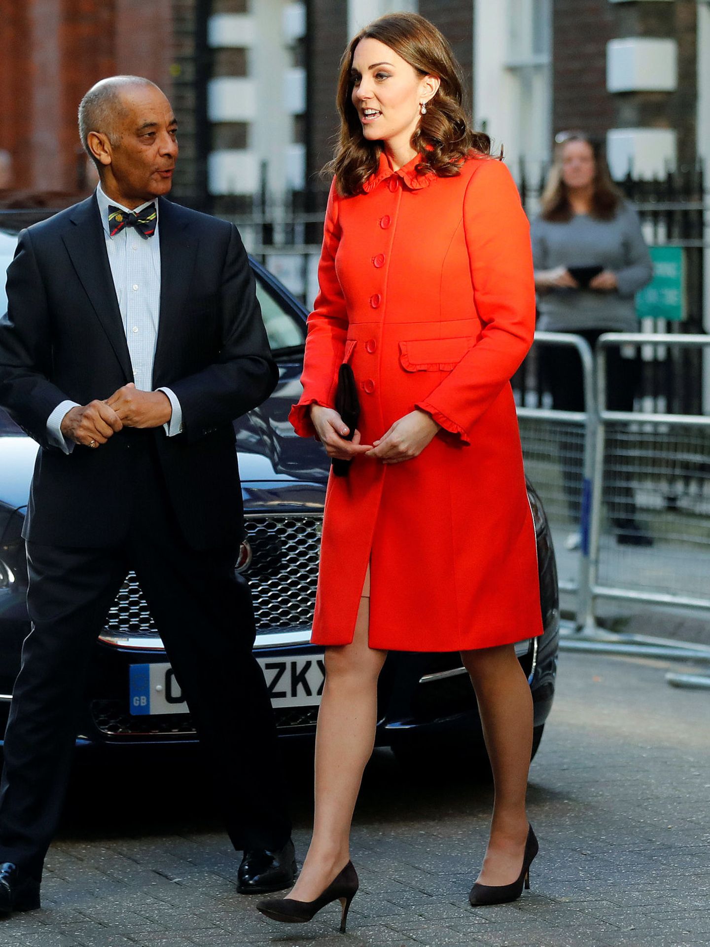 Kate Middleton, embarazada del príncipe Louis. (EFE/Frank Augstein)