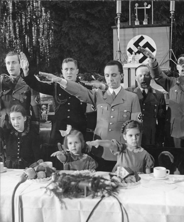 Foto: Joseph Goebbels en Berlín