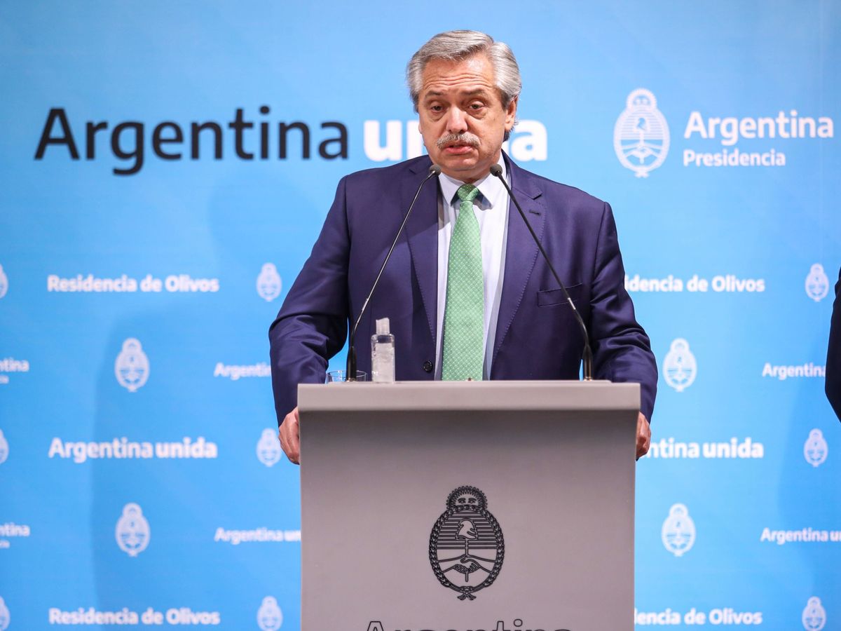 Foto: El presidente de Argentina, Alberto Fernández. (EFE)