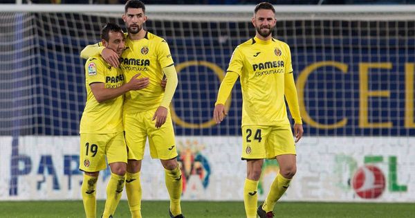 Foto: Jugadores del Villarreal celebran un gol. (EFE)