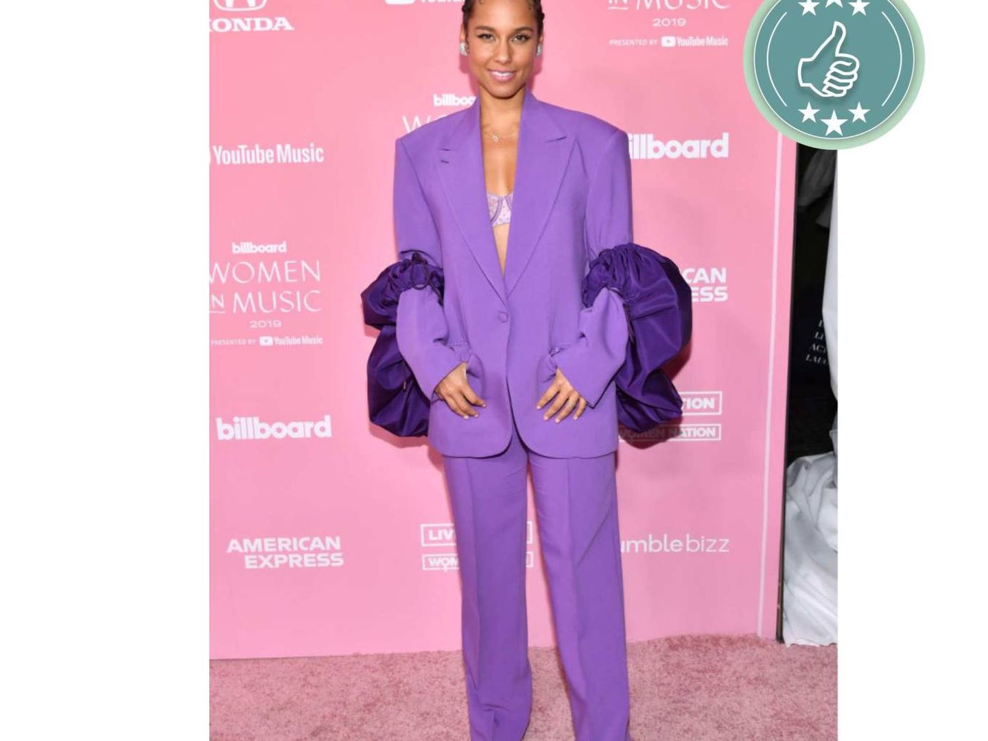 Alicia Keys, en los Premios Billboard 2019.  (Getty)