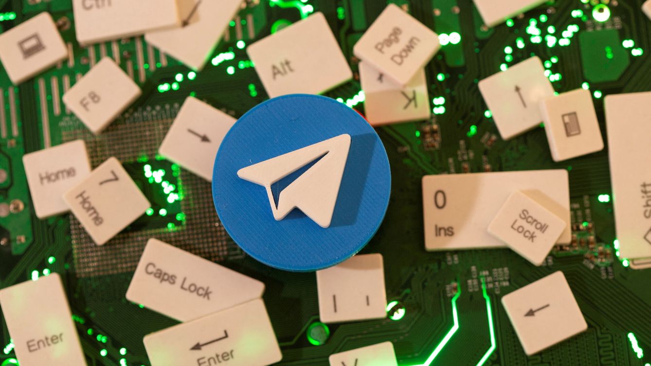 Foto: El logo de Telegram. (Reuters/Dado Ruvic)