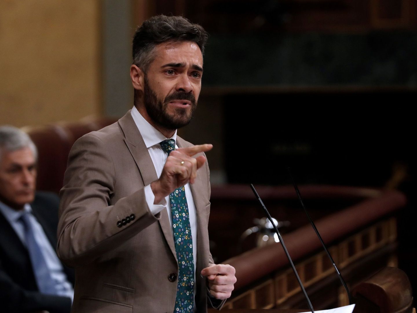 El diputado del PSOE Felipe Sicilia, en el Congreso. (EFE)