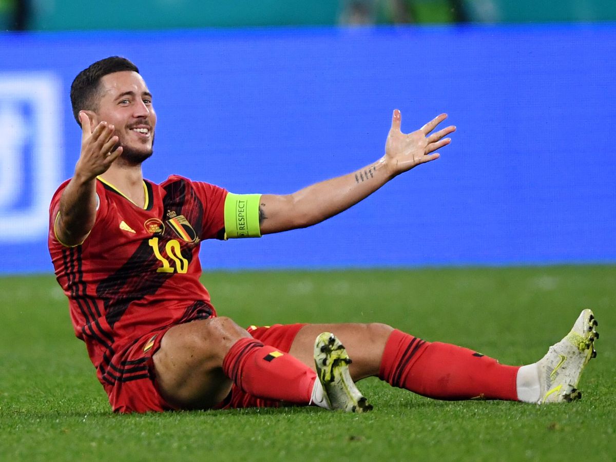Foto: Hazard reclama una falta a favor. (Reuters)