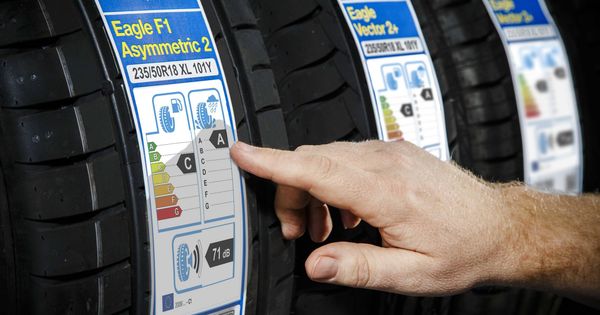 Foto: Todos los neumáticos nuevos deben llevar obligatoriamente la etiqueta oficial desde el año 2012. 