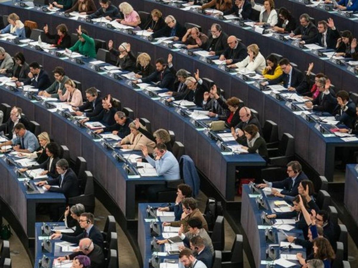 Foto: Una imagen de los eurodiputados del Parlamento Europeo. (X/European Parliament)