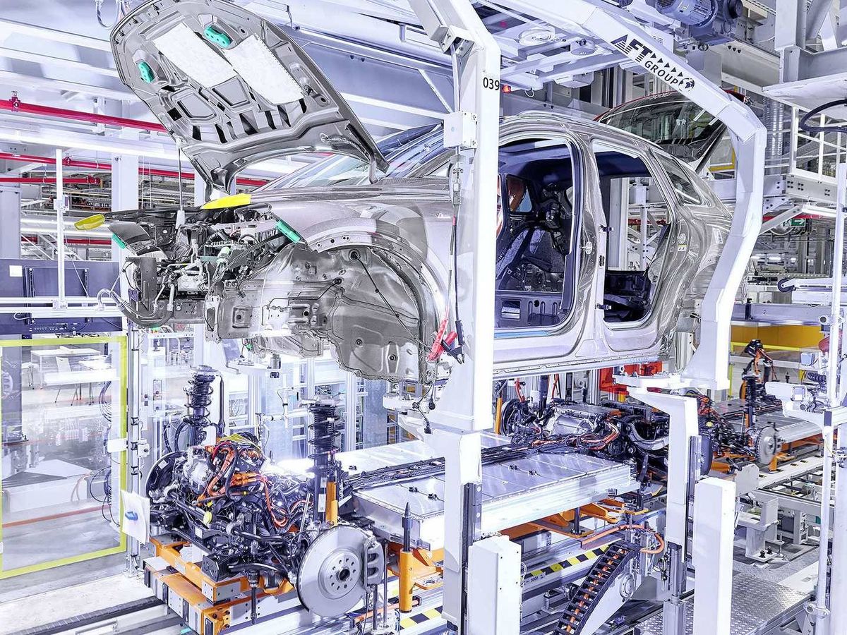 Foto: Ya ha comenzado la producción del Audi Q4 e-tron en la planta alemana de Zwickau.
