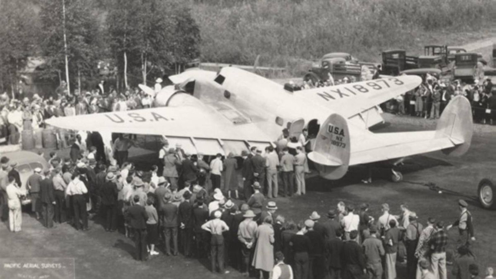 Foto: Una imagen del avión con el que Howard Hughes batió el récord de la vuelta al mundo. (Wikimedia Commons) 