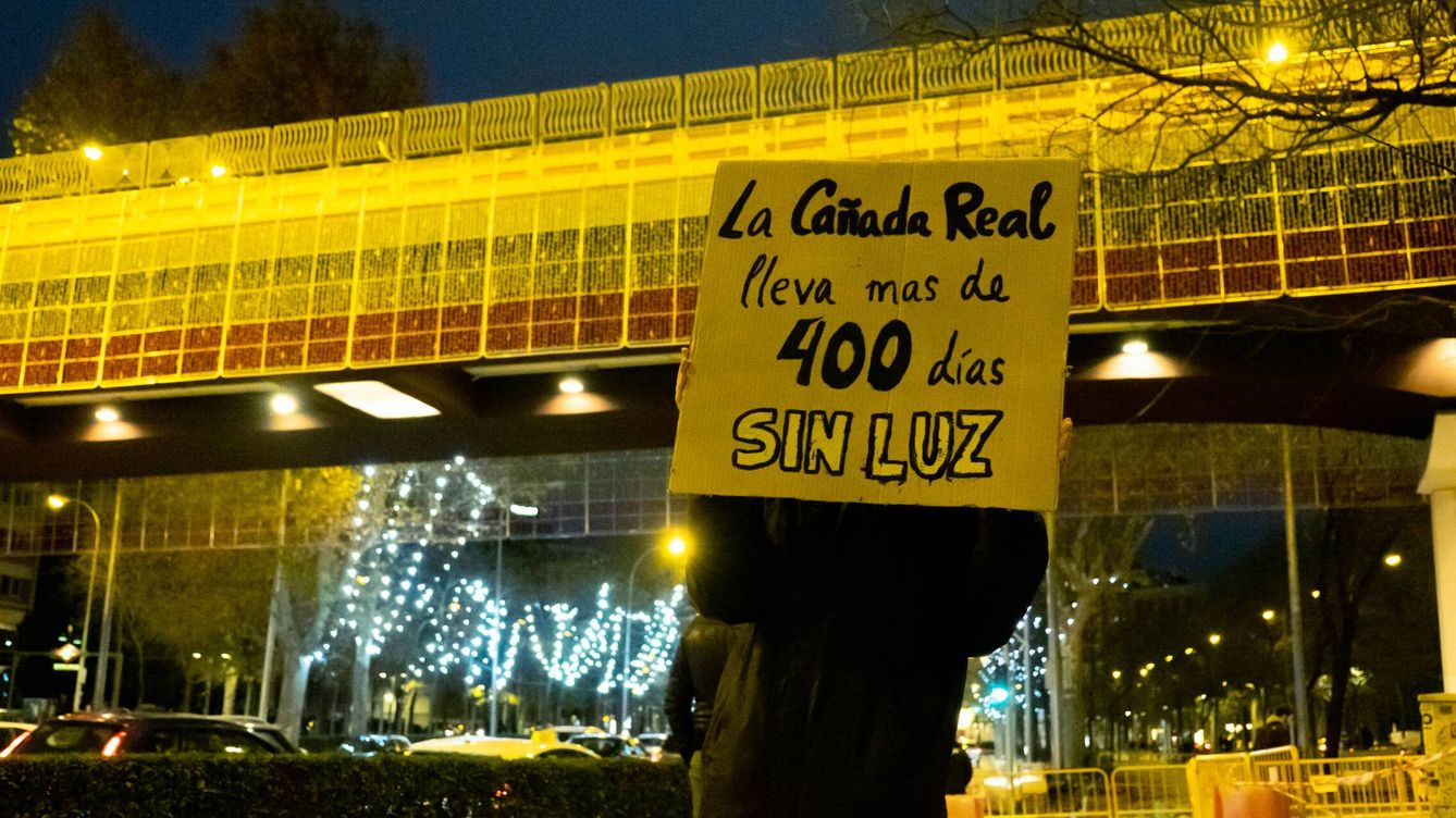 Foto: El colectivo reivindica su acción frente al paso elevado de Rubén Darío (EC)