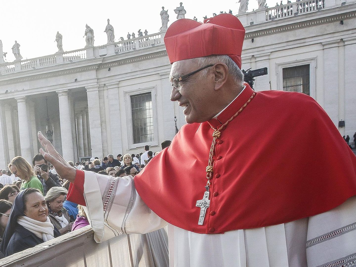 El cardenal Baltazar Enrique Porras, en El Vaticano en 2016. (Reuters)