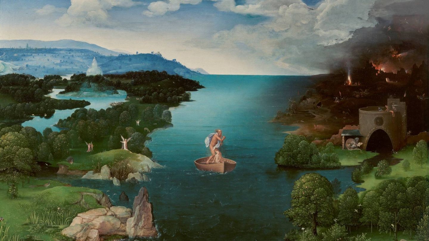 'El paso de la laguna Estigia', de Joachin Patinir, 1520-24. (Museo del Prado)