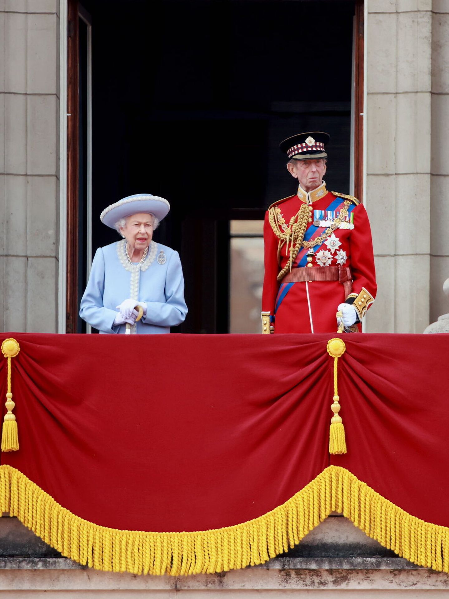 La reina Isabel y el duque de Kent. (EFE/Sgt. Donald C. Todd)
