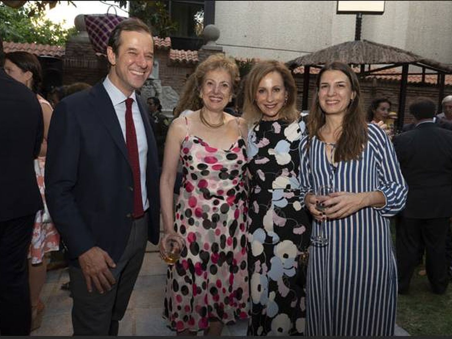 Alejo Morodo (izda) y Catarina Loureiro (dcha) en la Embajada de Colombia en julio de 2018.(Embajada de Colombia en España)